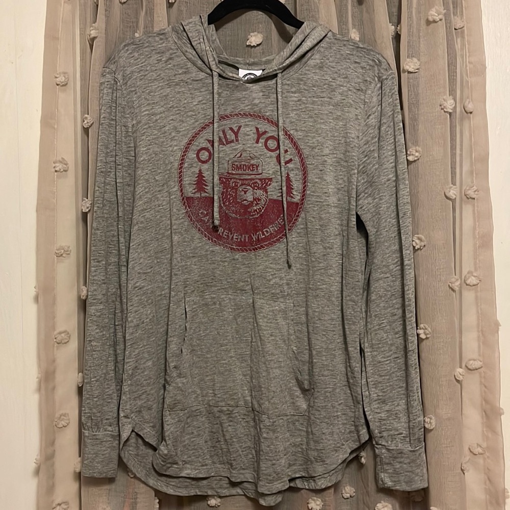 Jerry Leigh Smokey The Bear Hoodie -Womens Size Large